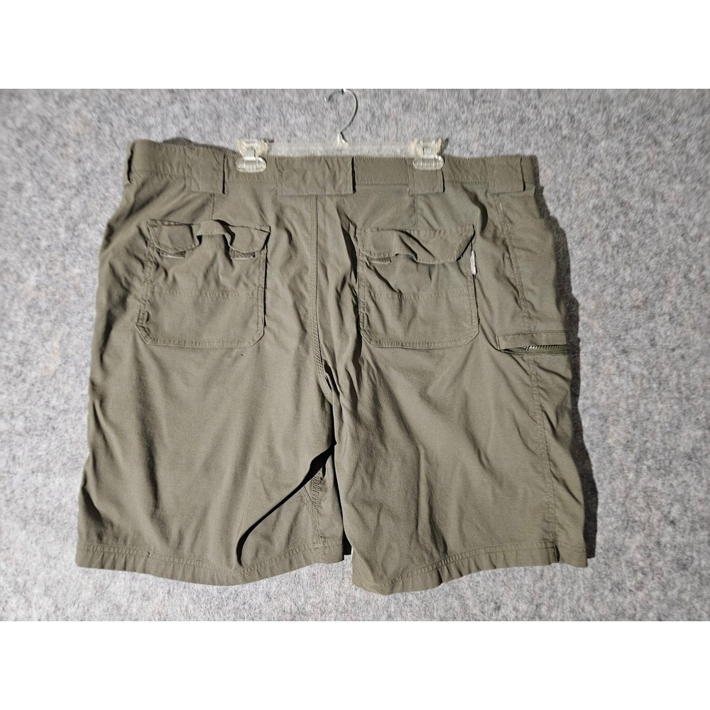 Duluth Trading Co Dry On The Fly Shorts Mens 48 Green Cargo Flex Quick Dry - Picture 2 of 6